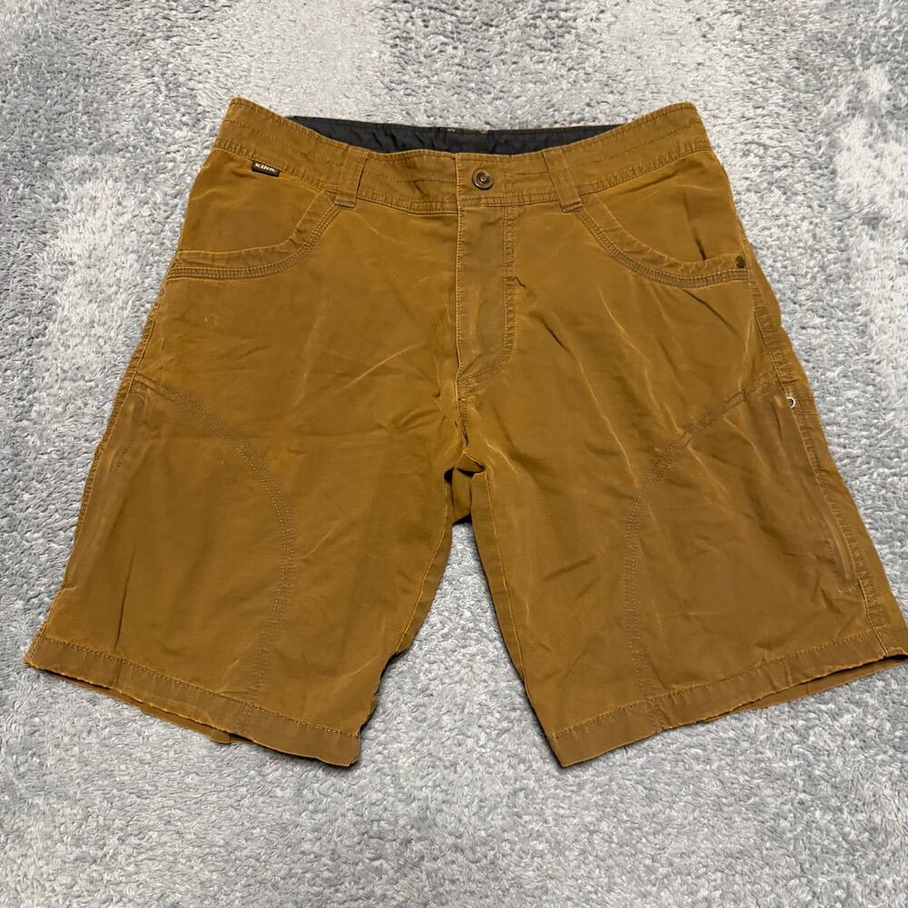 Kuhl Ramblr Shorts Mens 32 Brown Cargo Hiking Outdoor Vintage Patina 5125 Hike